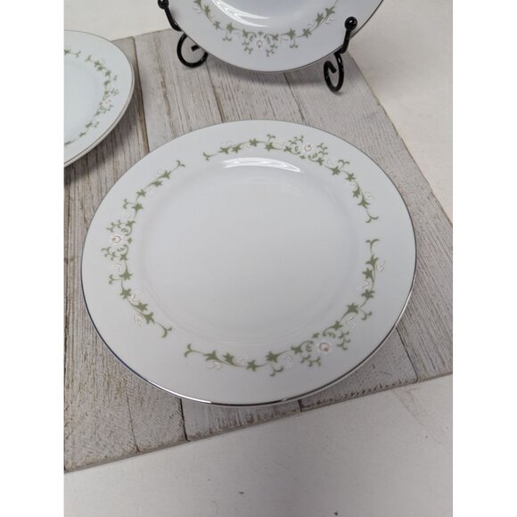 Set of 4 Sheffield China Japan Elegance 6 3/8" Dessert Bread Plates - Picture 3 of 6
